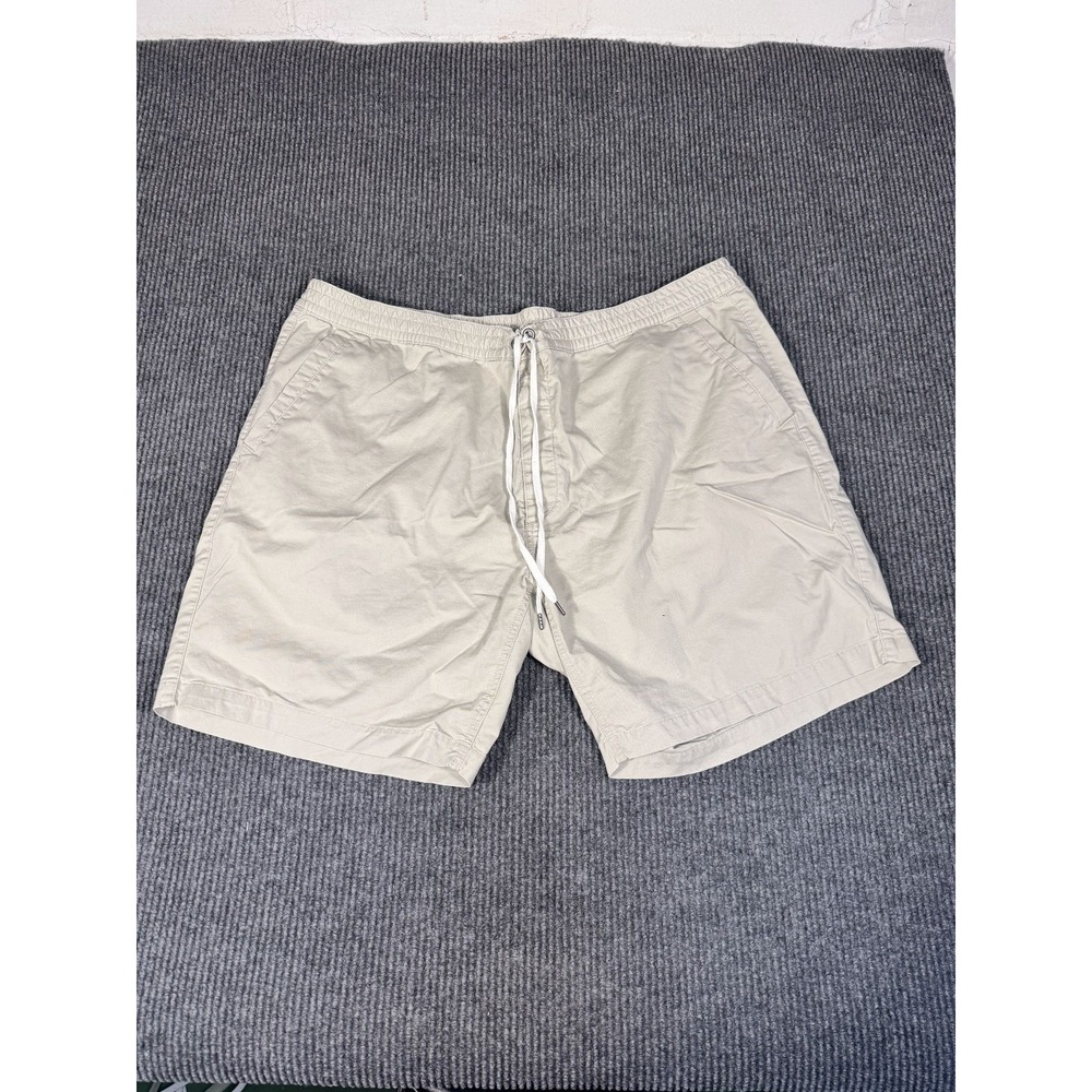 Polo Ralph Lauren Chino Shorts 3XL Big 3XB Khaki Drawstring Stretch 9" Inseam